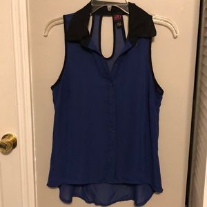 NWOT Sheer Button Down